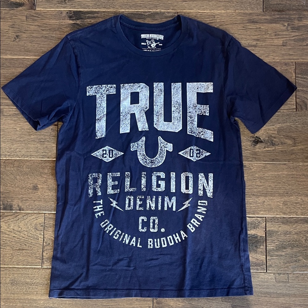 True Religion Dark Blue Graphic Tee